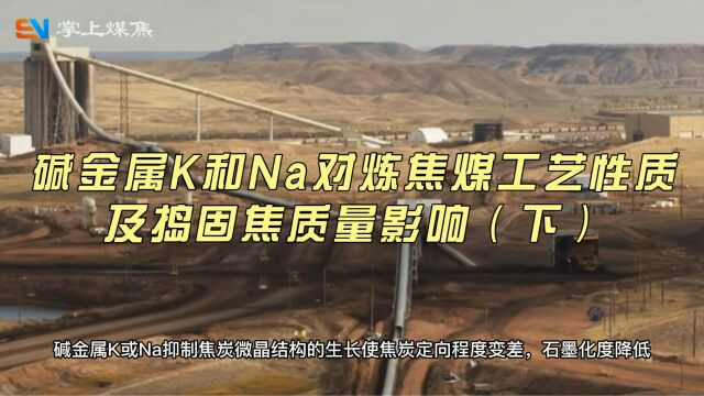 碱金属K和Na对炼焦煤工艺性质及捣固焦质量影响(下)