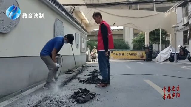 疏通道路积水 打通为民服务“肠梗阻”