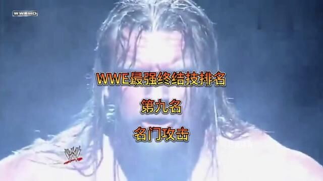 WWE最强终结技排名,第九名,名门攻击,推波H的标志性必杀技#拳击比赛 #摔角 #战斗力爆表