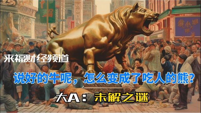 A股为什么总是跌跌不休?揭秘背后的三大罪魁祸首!(1)