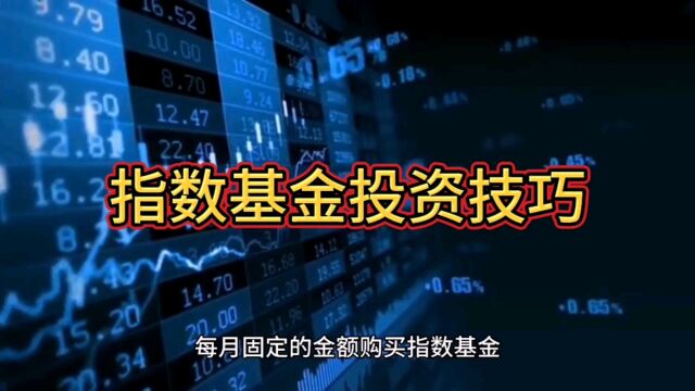 指数基金投资技巧