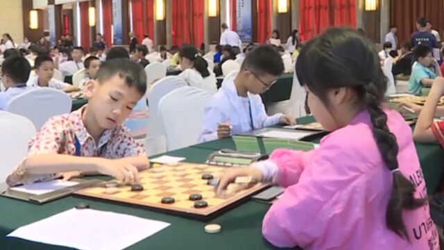 第五届全国少年儿童国际跳棋棋王棋后赛结束