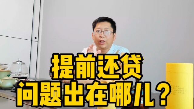 提前还房贷排长队问题出在哪 因为我们生活好了 不让银行担惊受怕