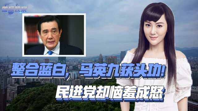 整合蓝白,马英九获头功,民进党却恼羞成怒