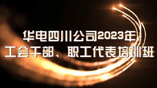 华电四川公司2023年工会干部、职工代表培训班