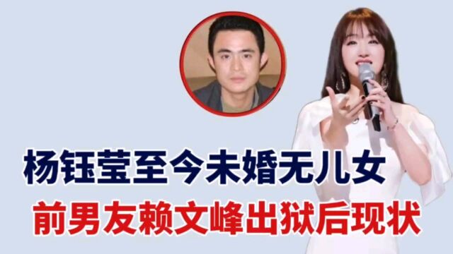 52岁杨钰莹至今未婚无儿女,前男友赖文峰出狱后现状曝光