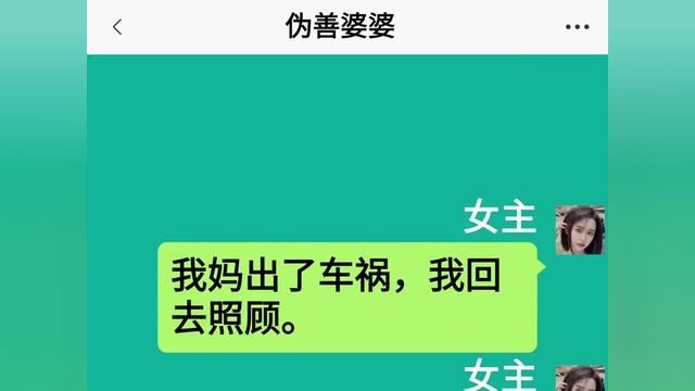 伪善婆婆,结局亮了,快点击上方链接观看精彩全文#聊天记录 #小说推文甜宠