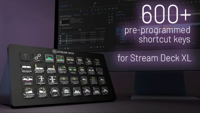 (中字)Premiere Pro profiles Stream Deck快捷键高效流程PR插件 使用教程