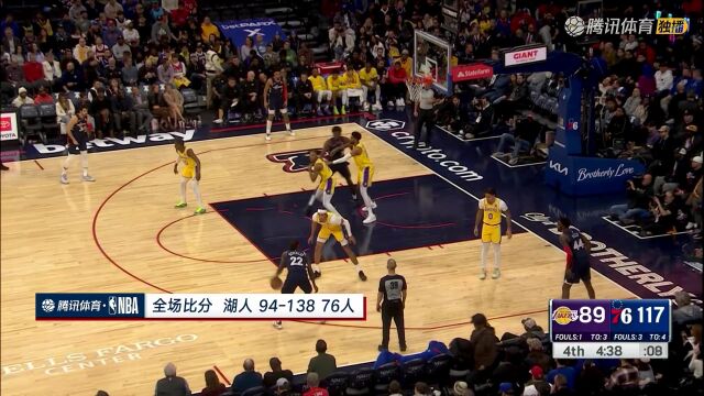 2023/24赛季NBA常规赛：湖人 VS 76人 全场回放