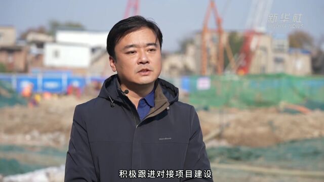 河南开封:冬季施工不“打烊” 重点项目建设忙