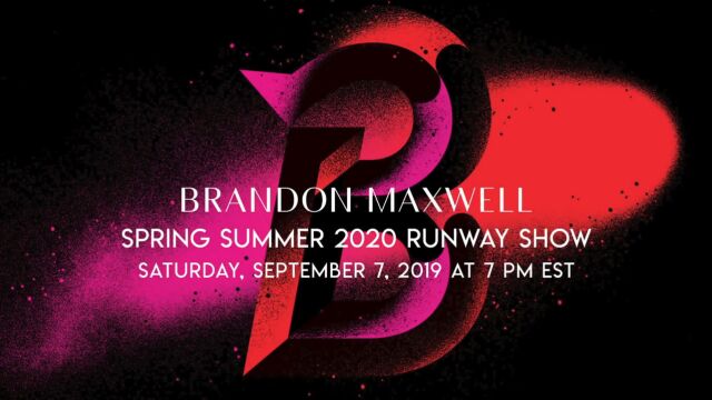 Spring Summer 2020 Runway Show Brandon Maxwell