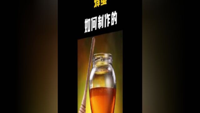 原来天然蜂蜜是这样制作,处理后还能延长蜂蜜的保质期