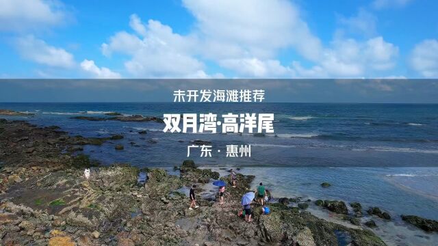 广东惠州双月湾赶海