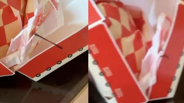 顾客称吃塔斯汀汉堡发现虫子,涉事门店:是生菜里的,已退款并上报公司