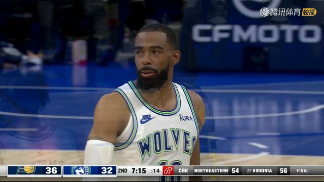 2023/24赛季NBA常规赛：步行者 VS 森林狼 全场回放