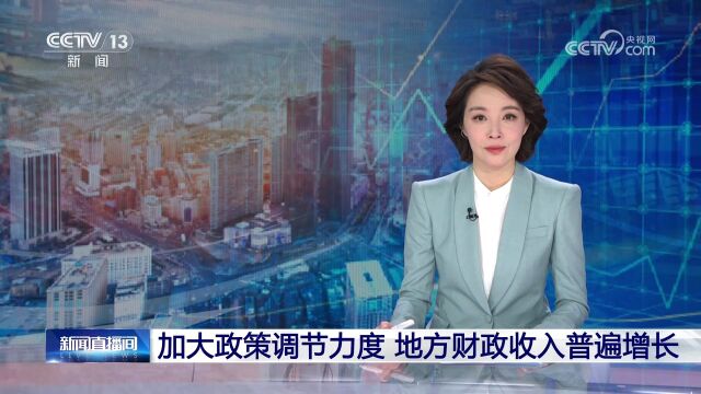 加大政策调节力度地方财政收入普遍增长