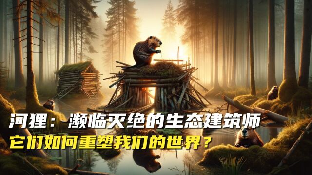 河狸:濒临灭绝的生态建筑师,它们如何重塑我们的世界?