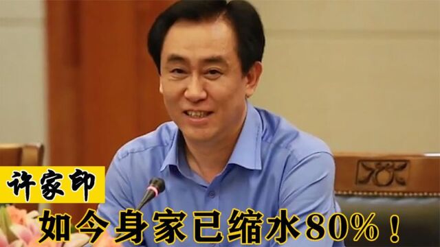 许家印:身家缩水80%,最新身家81亿,欠款两万亿是何体验?