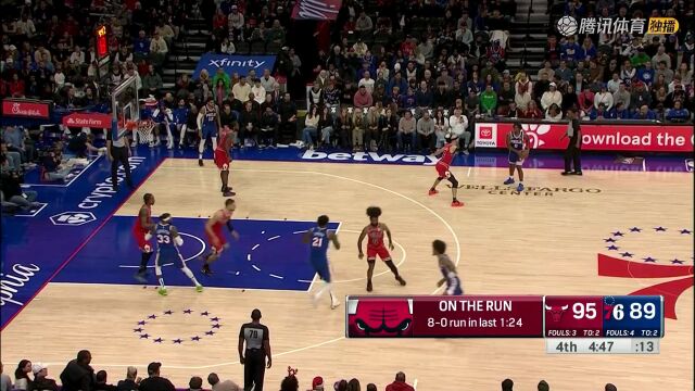 公牛vs76人中文解说全场回放