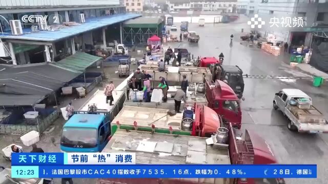 湖南岳阳:洞庭湖畔鱼市火爆