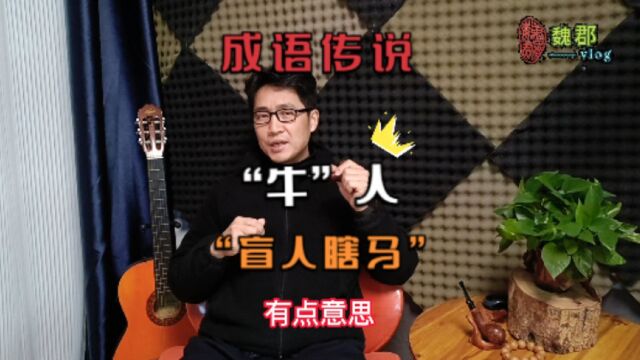 魏郡:《成语传说》“盲人瞎马”,你是牛人吗