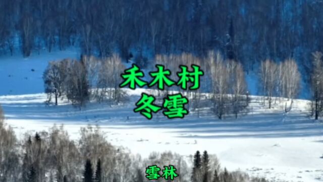 禾木村 冰雪世季 新疆