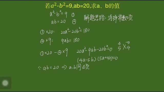 aⲢⲽ9,ab=20,求a和b,会不会做?