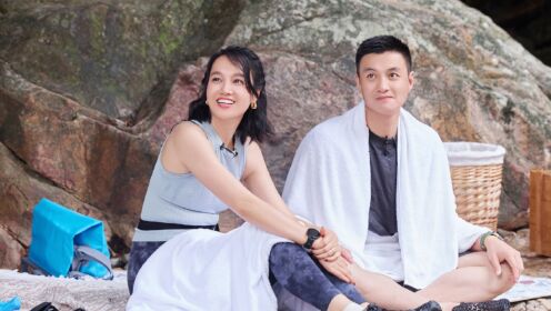 朱丹周一围丹麦徒步,遭老公抢苹果娇嗔大喊,结婚7年像度蜜月