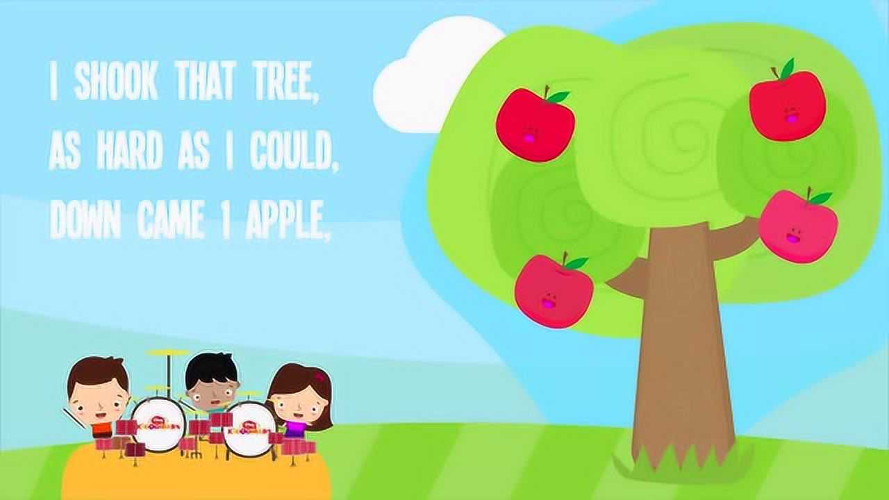 儿歌《five apples in the apple tree》_腾讯视频