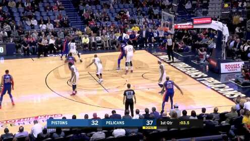 《NBA全场集锦》【得分】灵活的怪兽 庄神华丽转身技术性击倒浓眉