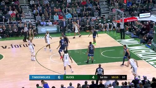 《NBA全场集锦》【球星】字母哥vs森林狼集锦 罕见三分百步穿杨压哨暴扣技惊全场