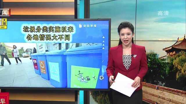 垃圾分类实施以来 各地情况大不同