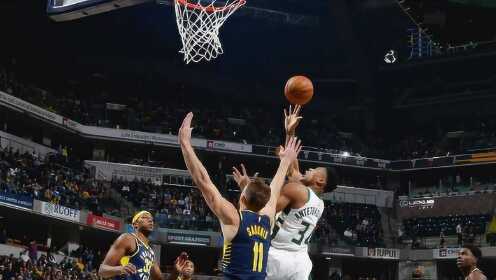 《NBA全场集锦》【得分】字母哥埋头猛冲单吃小萨 利落转身高难后仰单手抛入