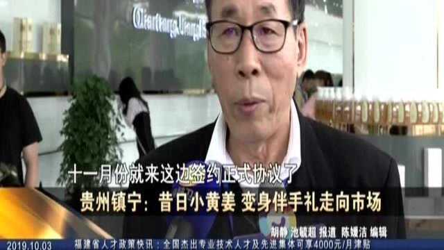 贵州镇宁:昔日小黄姜 变身伴手礼走向市场