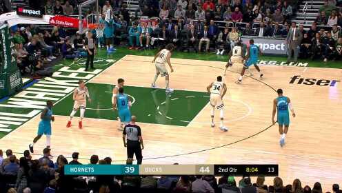 《NBA全场集锦》【原声】黄蜂96-137雄鹿 阿德托昆博26+9三节定胜负