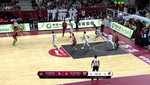 《CBA全场集锦》【得分】不惧双面夹击 邓蒙外线三分举火烧天