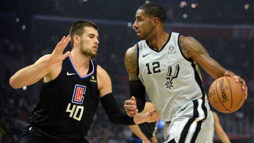 《NBA全场回放》【原声回放】马刺vs快船第4节 贝弗利惹怒德罗赞险酿冲突