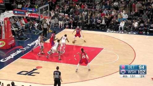 《NBA全场集锦》断弦由我来续 米凯卢克外线狙击精准制导