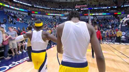 《NBA全场集锦》家庭聚会既视感 霍乐迪三兄弟赛后互换球衣