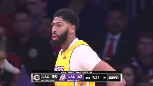 《NBA全场回放》【原声回放】快船vs湖人第2节 詹姆斯漂移上篮行云流水