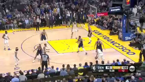 《NBA全场回放》【原声回放】掘金vs勇士第4节 约基奇关键两分续命加时