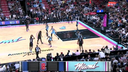 《NBA全场回放》【回放】快船vs热火第3节 卡哇伊火力全开