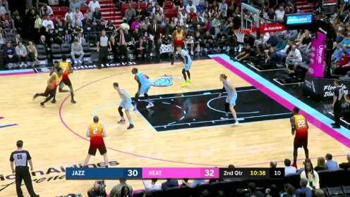 《NBA全场集锦》【原声】爵士104-107热火 热火六人得分上双末节一波流终结爵士五连胜