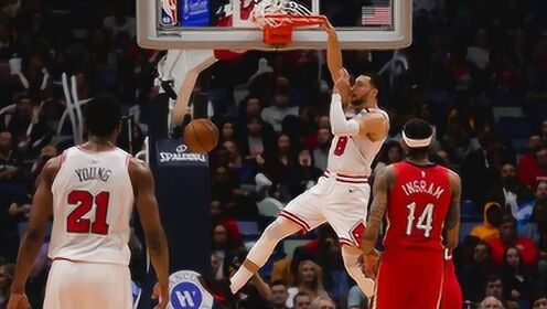 《NBA全场集锦》【球星】拉文vs鹈鹕集锦 砍下32+6连射三分飞天暴扣