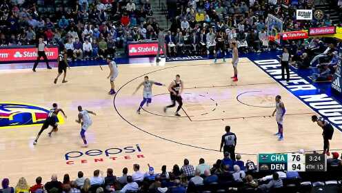 《NBA全场集锦》【原声】黄蜂86-100掘金 穆雷腿伤中途离场掘金6人得分上双轻取黄蜂