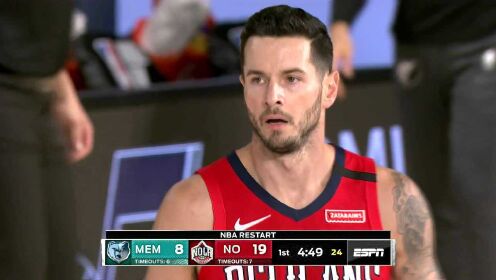 《NBA全场集锦》英格拉姆佯装突破送妙传 雷迪克底角三分打停灰熊