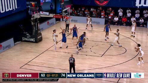 《NBA全场集锦》这波操作秀翻全场 约基奇脑后骚传波尔反手暴扣挂筐
