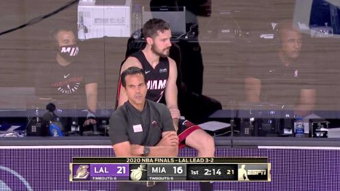 《NBA总决赛》就是如此默契！ 老詹佯装中投空接浓眉打板命中