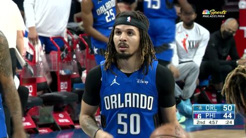 《NBA全场回放》魔术vs费城第2节英文原声回放