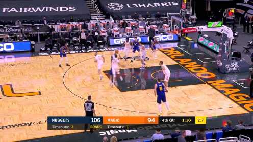 《NBA全场集锦》【原声】掘金110-99魔术 约基奇火力全开五人得分上双击败魔术